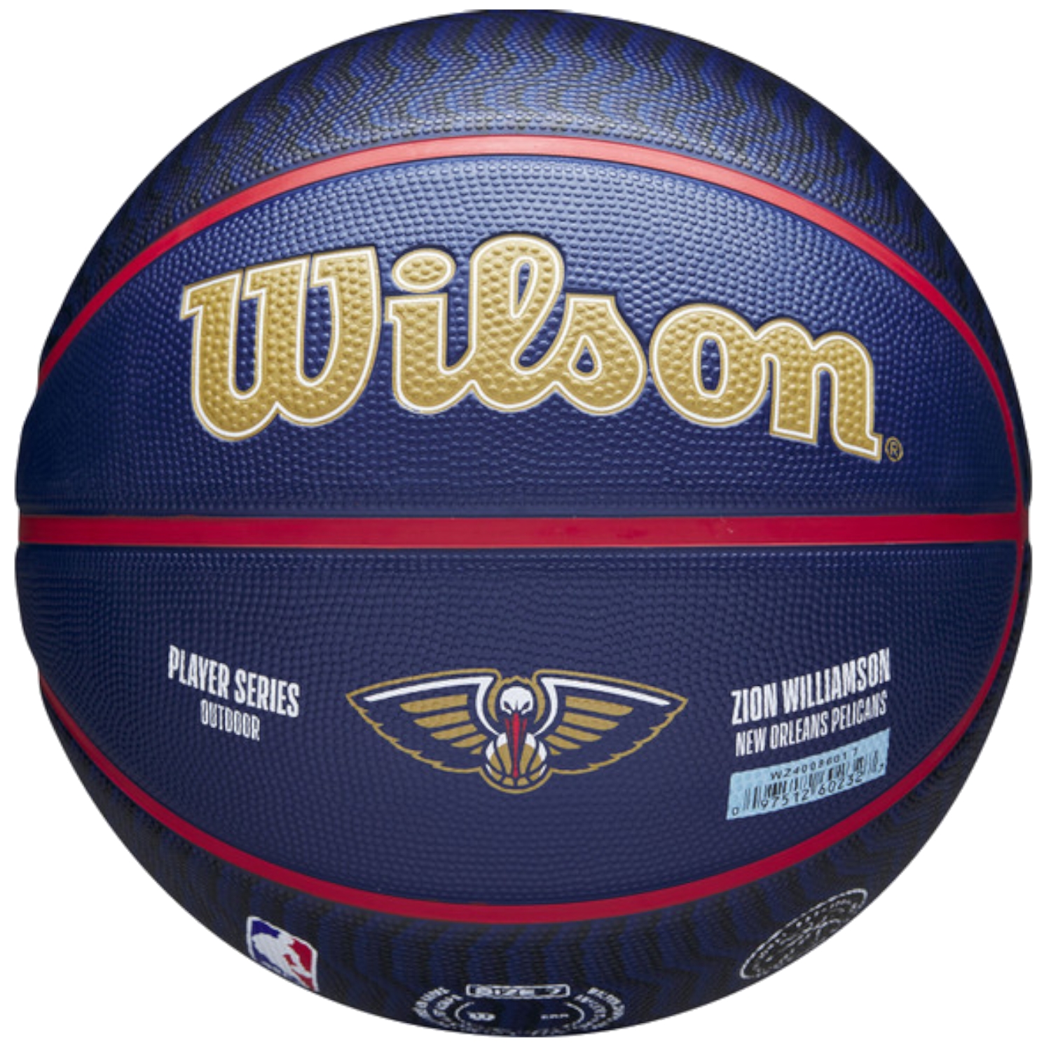 Basketbalová lopta Wilson NBA Player Icon Zion Williamson Outdoor Ball WZ4008601XB7 – Obrázok 4