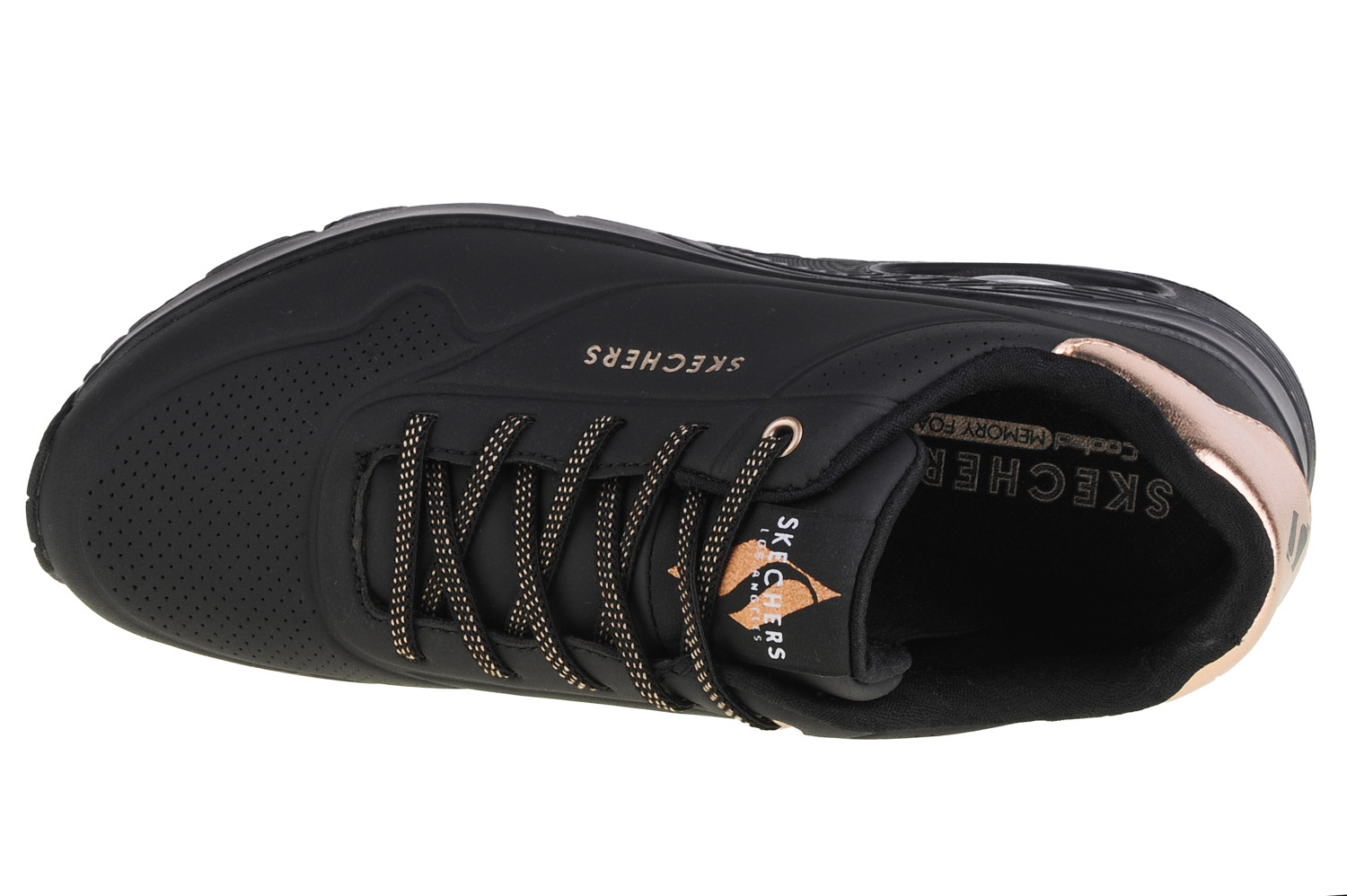Obuv Skechers Uno-Shimmer Away 155196-BBK – Obrázok 3