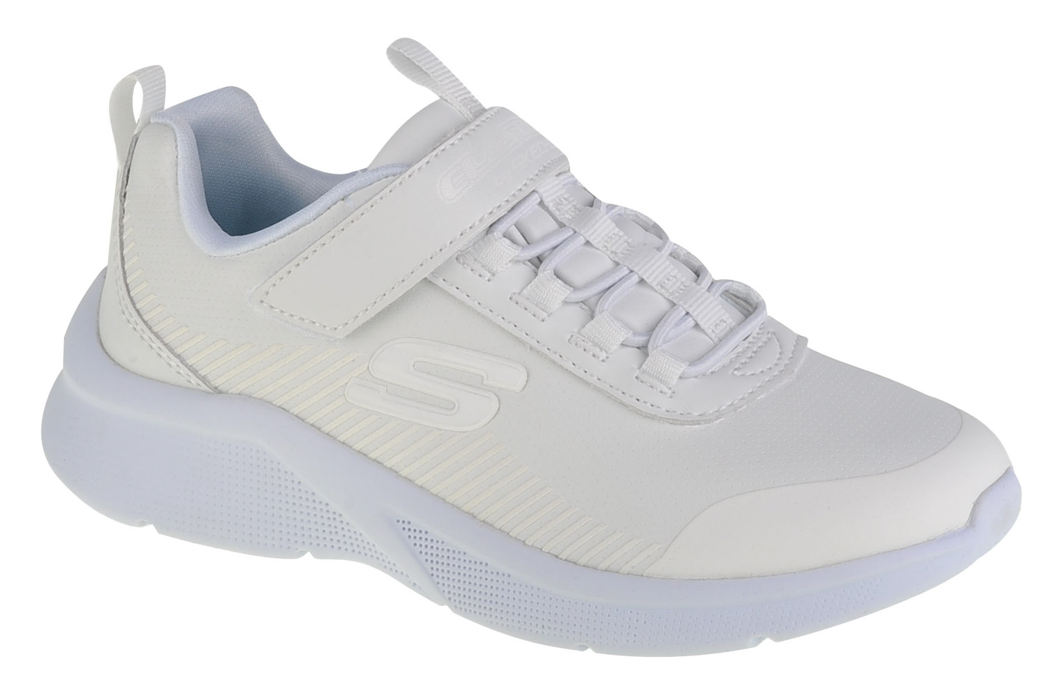 Obuv Skechers Microspec-Classmate 302607L-WHT – Obrázok 5