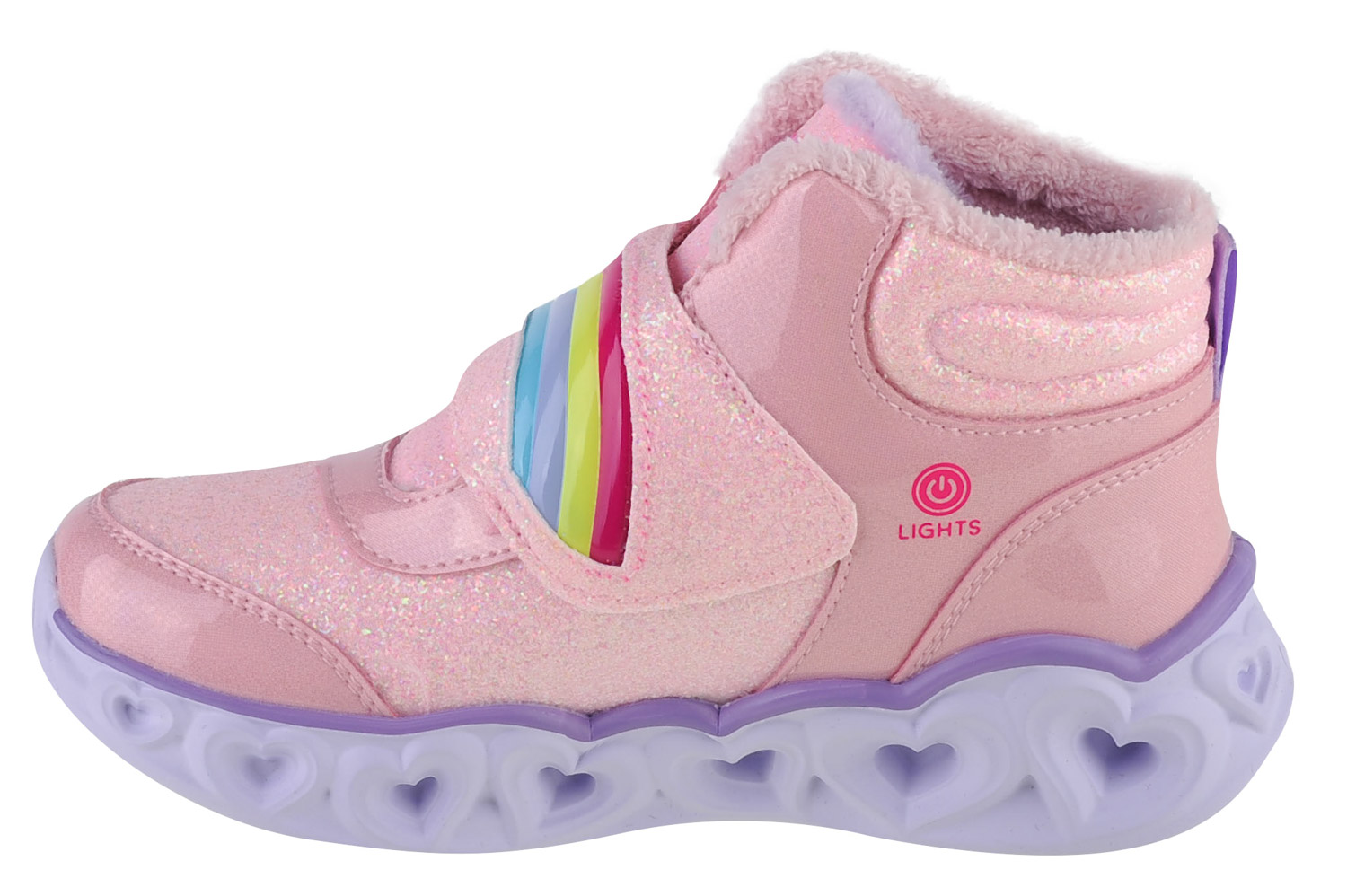 Blikajúca obuv Skechers Heart Lights - Brilliant Rainbow 302669L-PKLV – Obrázok 2