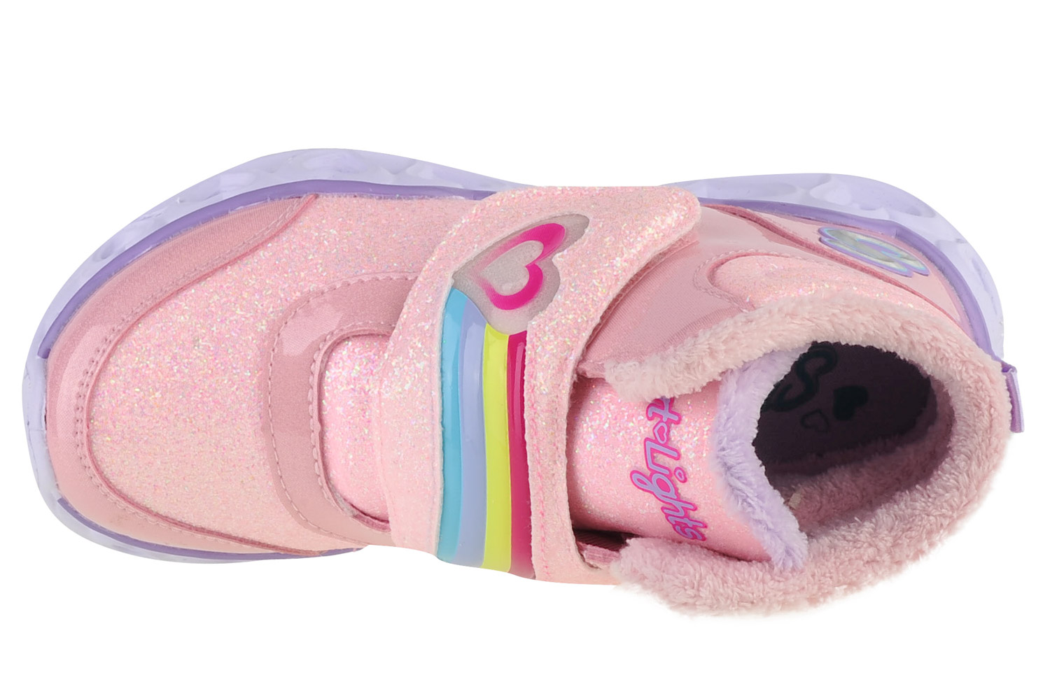 Blikajúca obuv Skechers Heart Lights - Brilliant Rainbow 302669L-PKLV – Obrázok 3