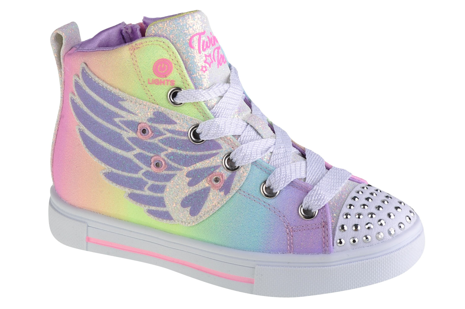Blikajúce tenisky Skechers Twinkle Sparks - Wing Charm 314785L-LVMT – Obrázok 5
