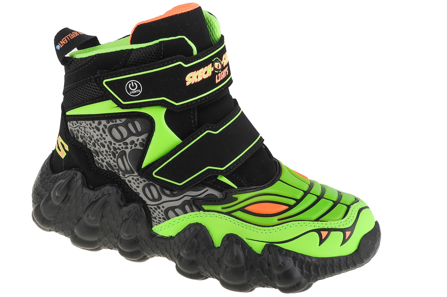 Skechers Saurus Lights - Wild Breeze 400111L-BKLM