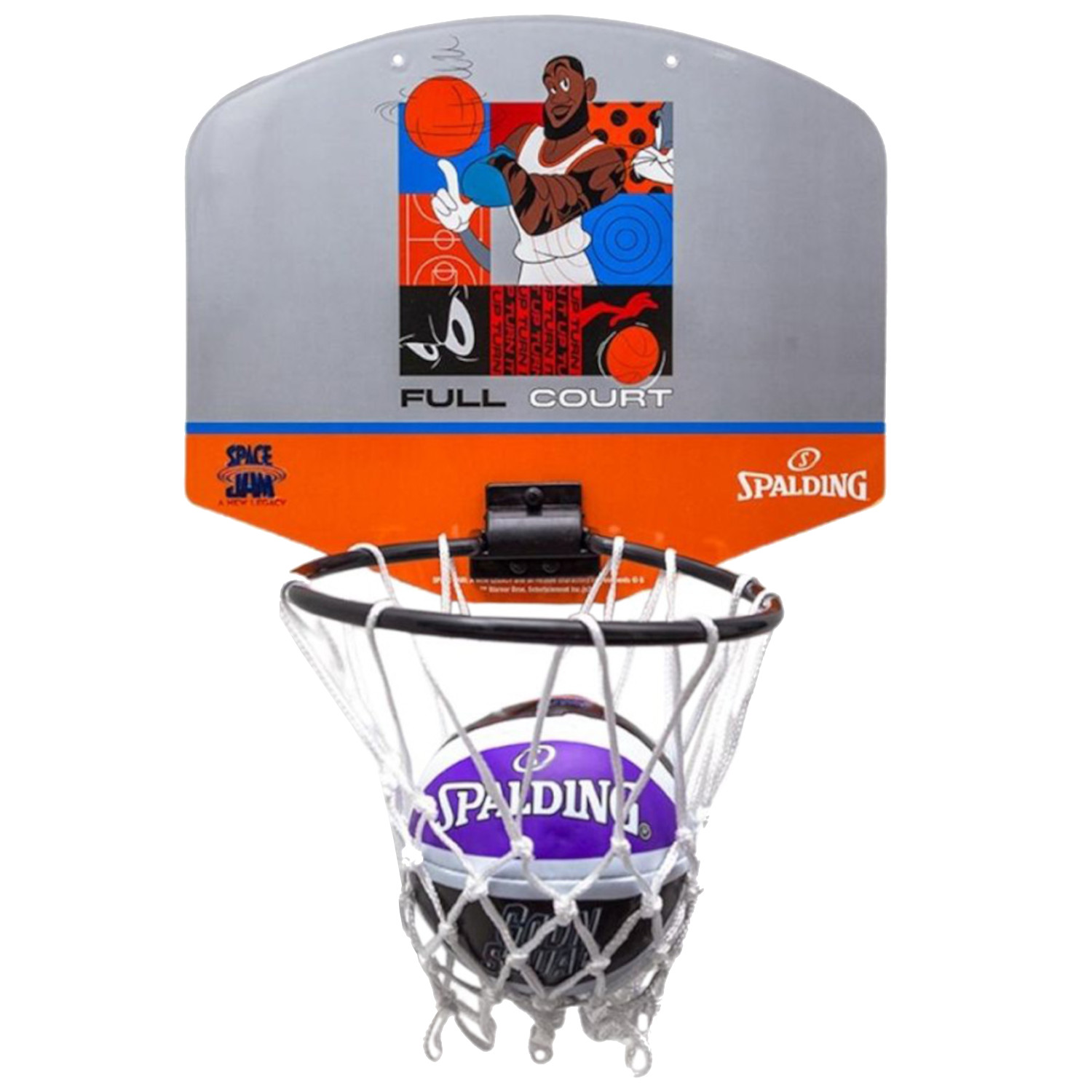 Basketbalový set - doska + lopta Spalding Mini Basketball Set Space Jam 79007Z – Obrázok 2