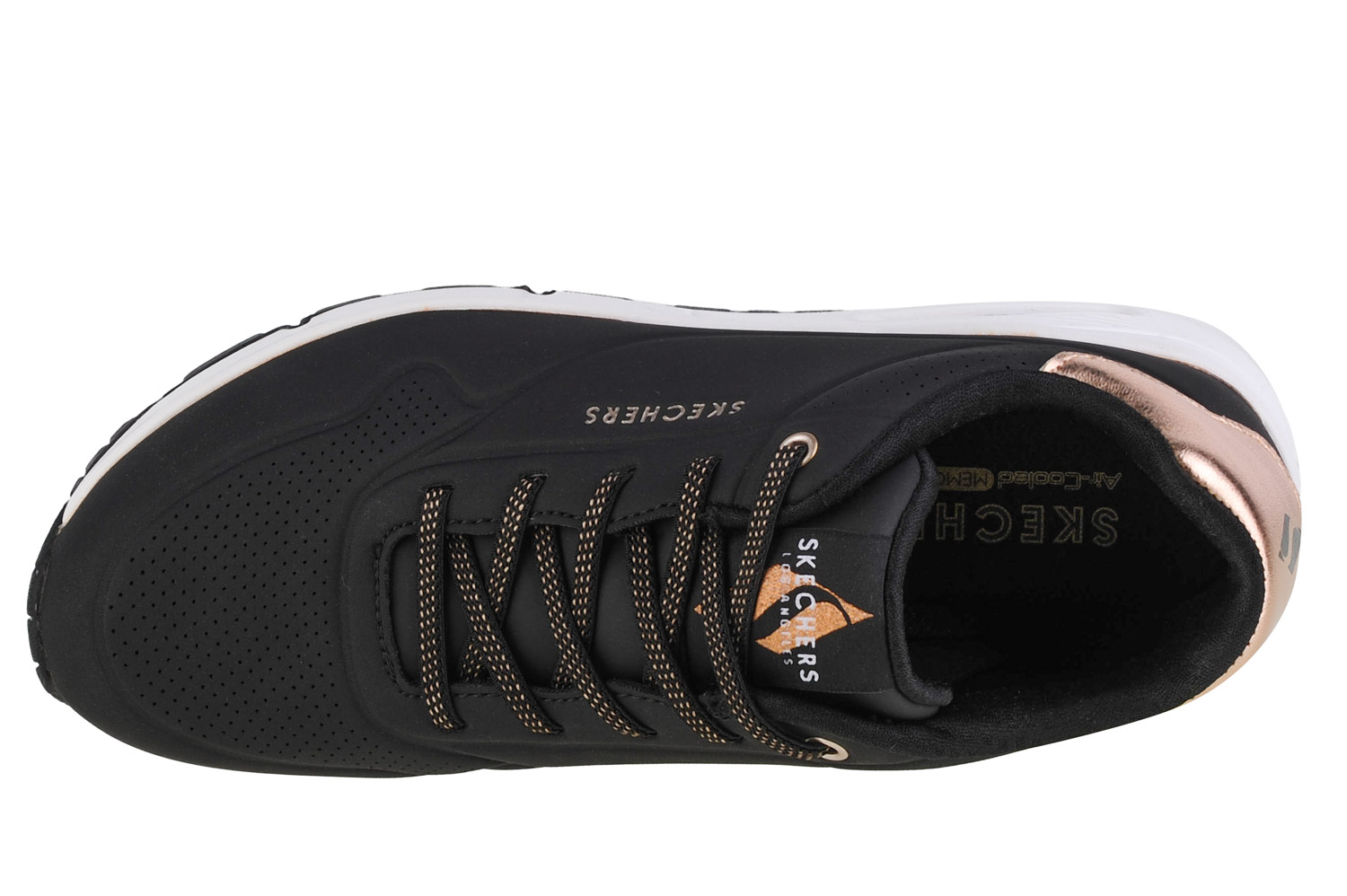 Obuv Skechers Uno-Shimmer Away 155196-BLK – Obrázok 3
