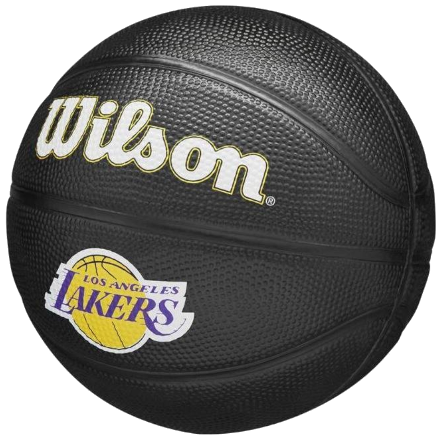 Basketbalová lopta Wilson Team Tribute Los Angeles Lakers Mini Ball WZ4017601XB – Obrázok 2