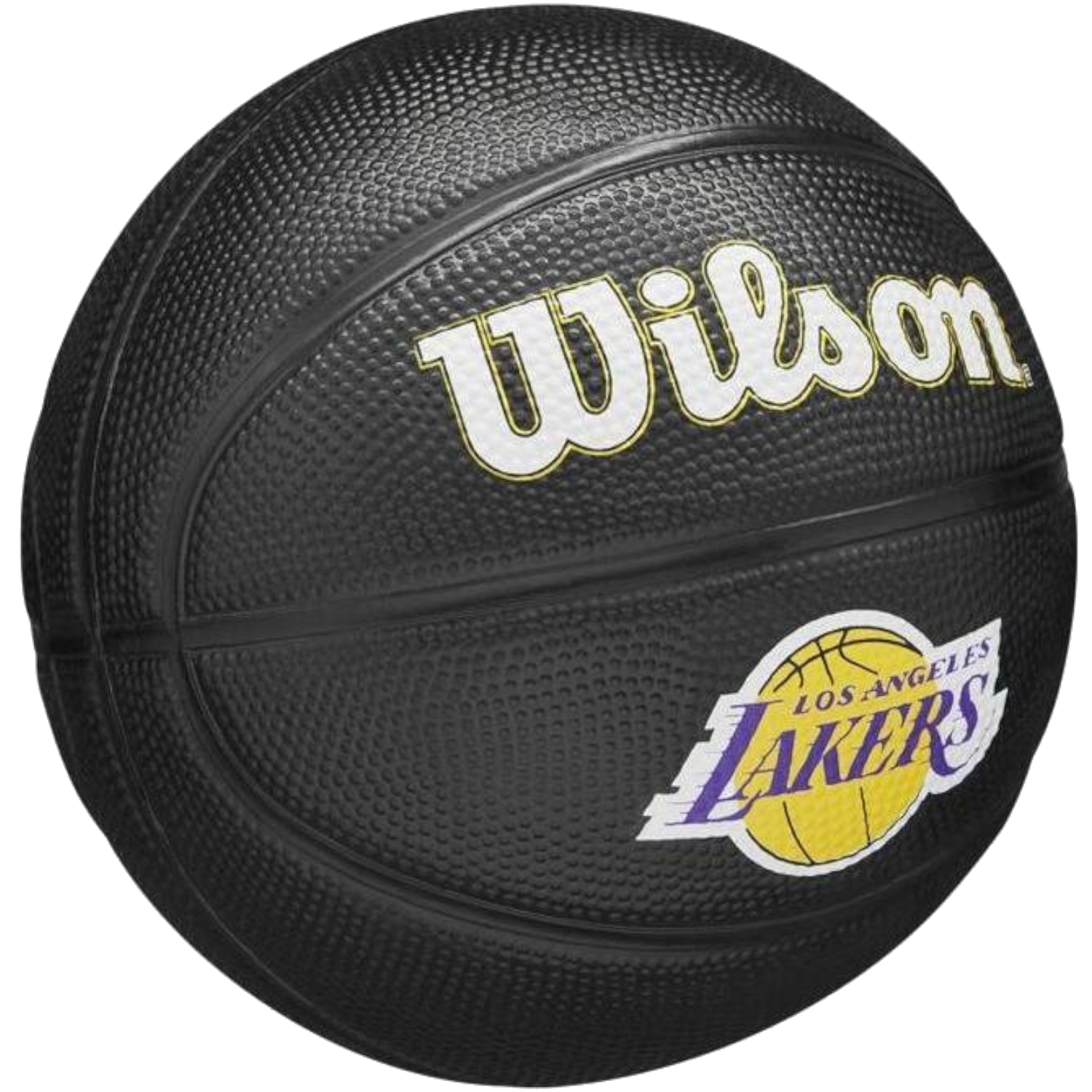 Basketbalová lopta Wilson Team Tribute Los Angeles Lakers Mini Ball WZ4017601XB – Obrázok 3