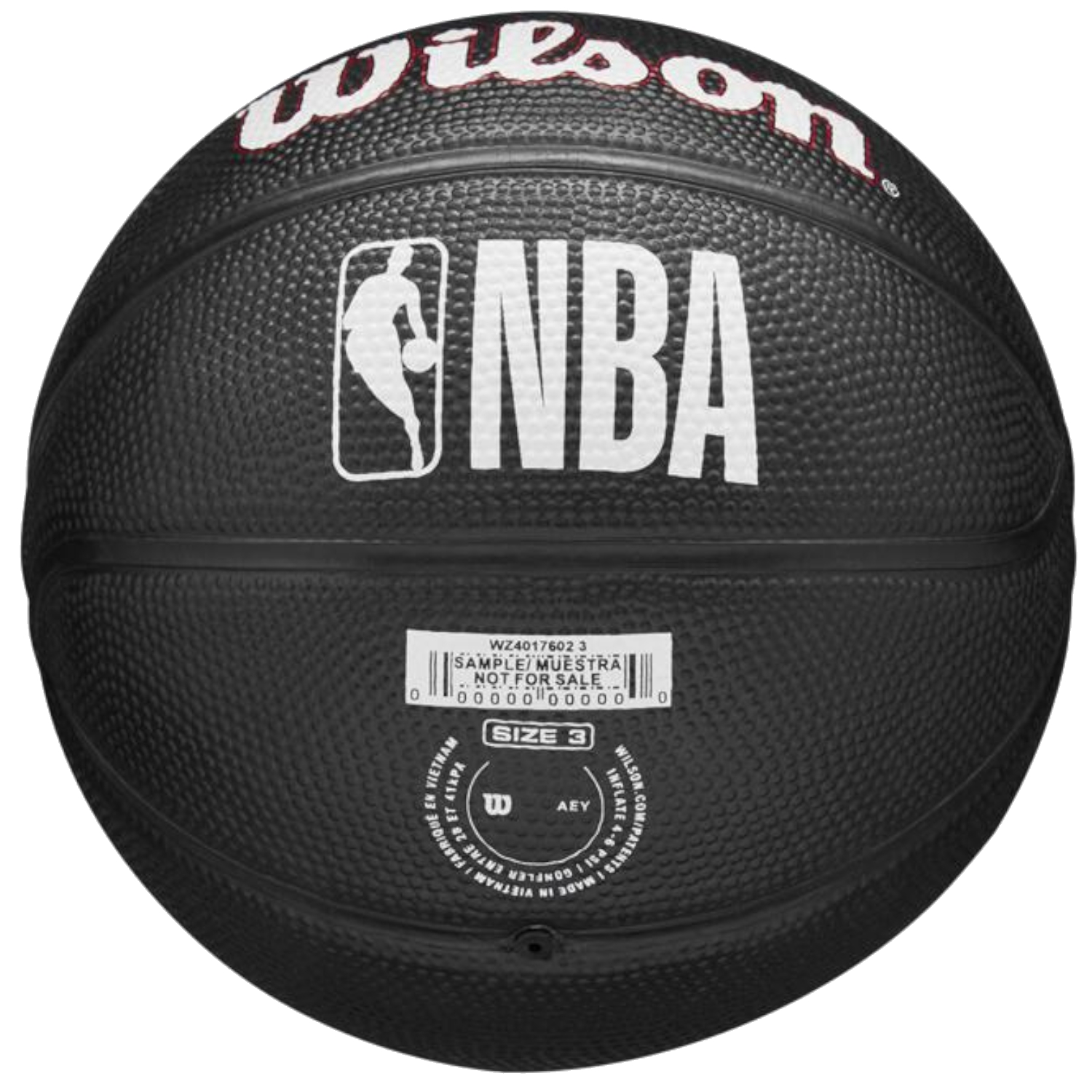 Basketbalová lopta Wilson Team Tribute Chicago Bulls Mini Ball WZ4017602XB – Obrázok 4
