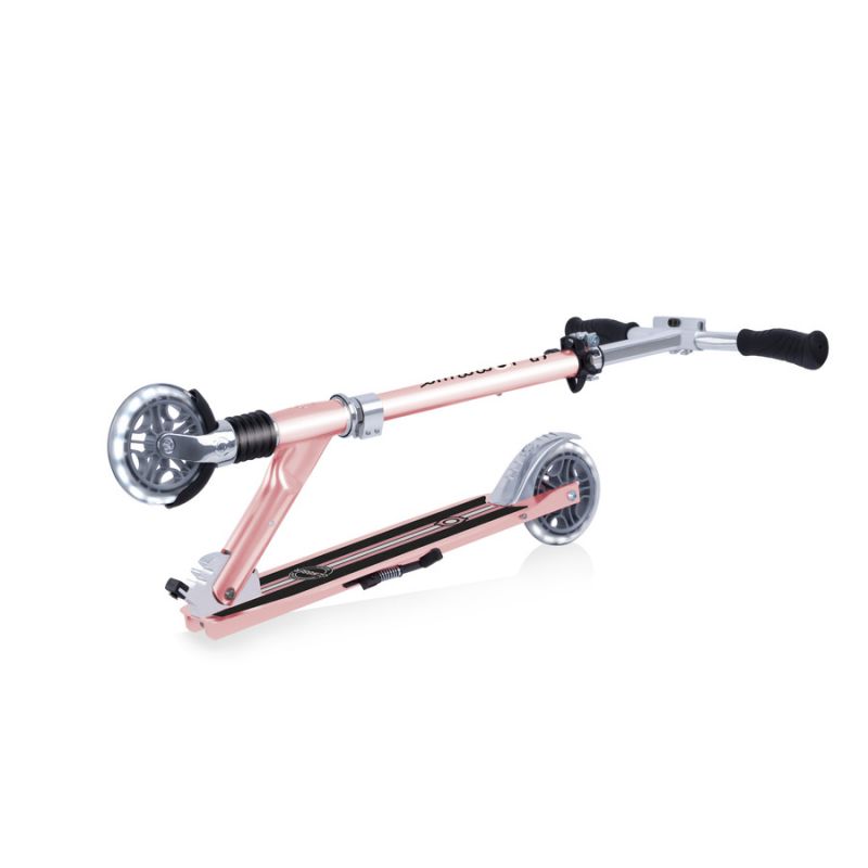 Kolobežka Globber Flow Element Comfort Lights Rose Gold 727-210 – Obrázok 3