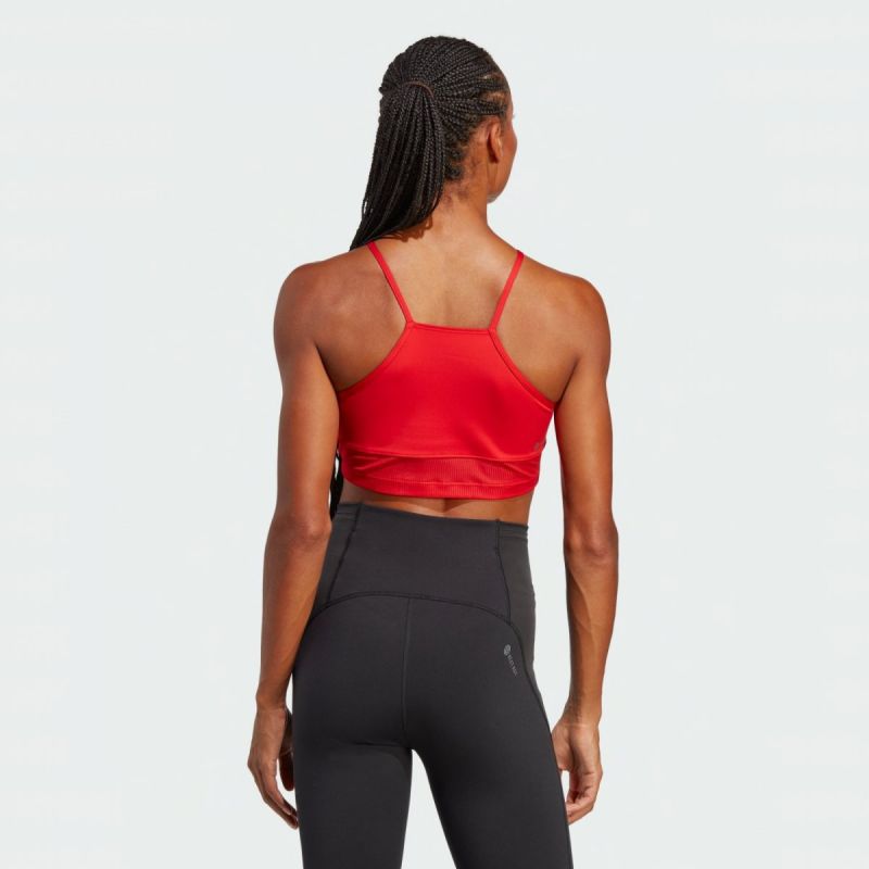 Tričko, top adidas Training Dance Crop Tielko W HS2331 – Obrázok 2
