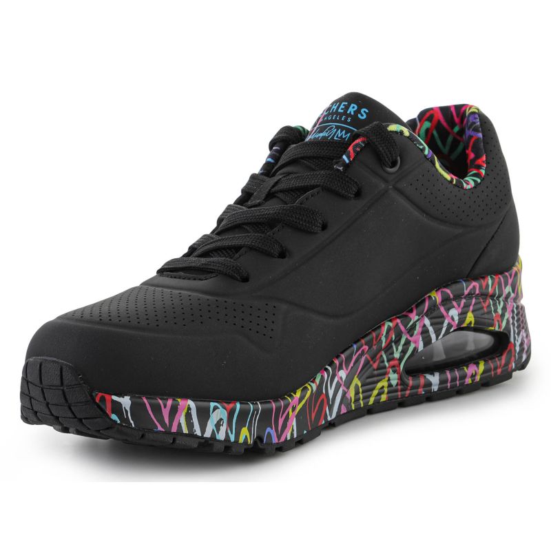 Obuv Skechers Uno Loving Love W 155506-BBK – Obrázok 3