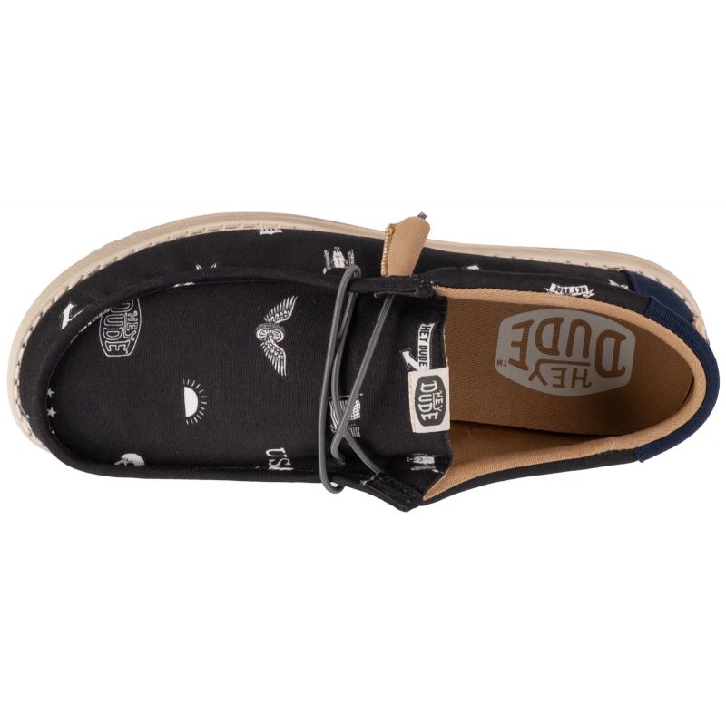 Obuv Hey Dude Wally Stars N Skulls Print M 41284-001 – Obrázok 3