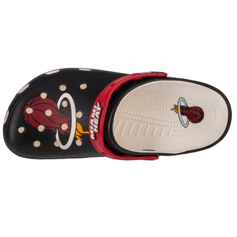 Pánske šľapky Crocs Classic NBA Miami Heats Clog M 208861-001 – Obrázok 3